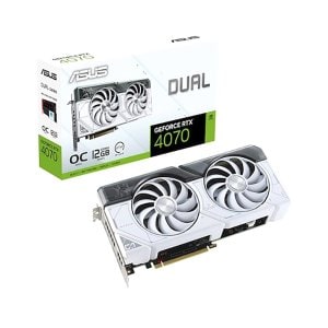 엠지솔루션 ASUS DUAL 지포스 RTX 4070 O12G OC D6X 12GB White