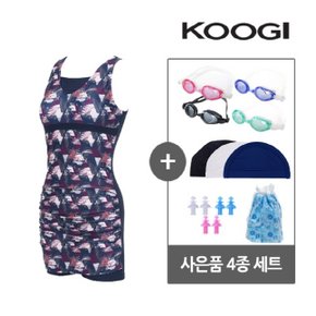 KS-M268 쿠기 여성인 아쿠아로빅 실내수영복