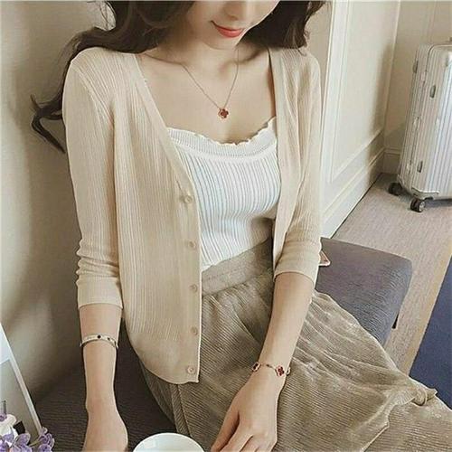 여름 가디건 볼레로 여성 핏 크롭 카디건 sg-03(1)