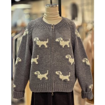 LAP [파주점] 랩 강아지 자수  가디건 AR7XG48R