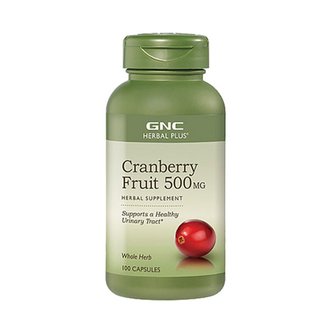 GNC [해외직구] 지앤씨 크렌베리 푸릇 엑스트랙트 500mg 100캡슐