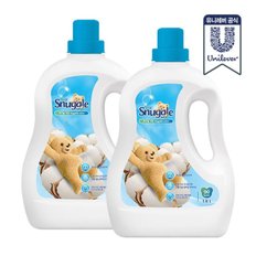 스너글 초고농축 섬유유연제 허거블 코튼 1800ml 2개