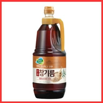  신송식품 향이 고소하고 진한 참기름 1.8L x 5개