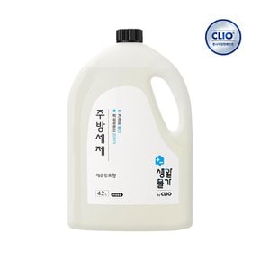 생활물가 주방세제 레몬민트향 4.2L x1개