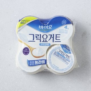 매일 [매일유업] 바이오 무가당 그릭요거트 오리지널 플레인 80g*4