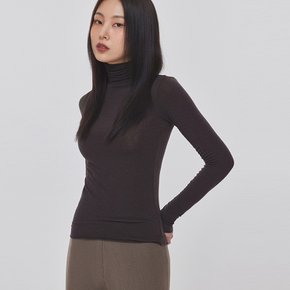 CUT EDGE TURTLE NECK LONG SLEEVE TOP_T326TP118(GB)