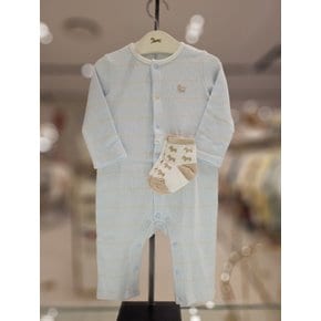 (출산백일선물)이지ST슬림우주복X양말세트(블루) (07Q117514S6)