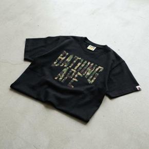 ABC 카모 NYC 로고 티셔츠 M BLACK GREEN 001TEM301009BK0