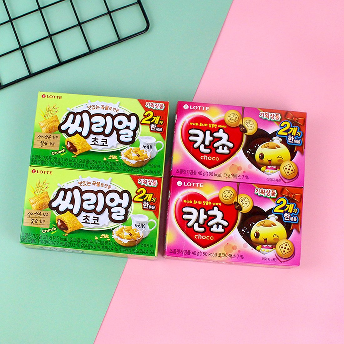 롯데제과 칸쵸 씨리얼 2번들 기획팩 실속과자패키지, 믿고 사는 즐거움 SSG.COM