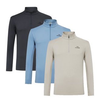 아이더 [부산점] 베이직 남성 긴팔 짚업 티셔츠 DMU25207