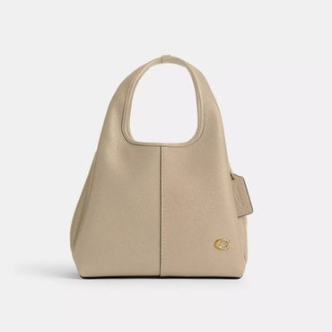  [COACH Lana Shoulder Bag 23] 코치 라나 숄더백 가죽 레더 토트백 Beige