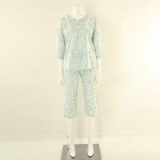 은은한 파스텔톤의 로맨틱한 감각의 여성 파자마 잠옷 상하의세트(VPA4405W)