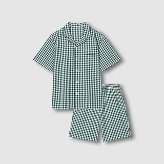 JAJU 남 시어서커 5부 파자마 세트 J216201175042