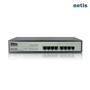 네티스 netis PE6108G 스위치허브 8포트 GIGA FULL PoE