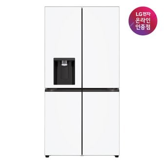 LG [LG전자공식인증점] DIOS 오브제컬렉션 STEM 얼음정수기 냉장고 W825MHH182S (817L)