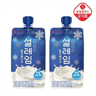 롯데제과 설레임(밀크)160ml x 24개