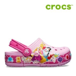 아동 샌들  J9  205496 6I2   Kids Crocs Fun Lab Multi Princess Band Lights C.._P374841789