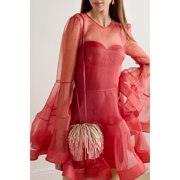 프린지 가죽 숄더백 46376663162986122