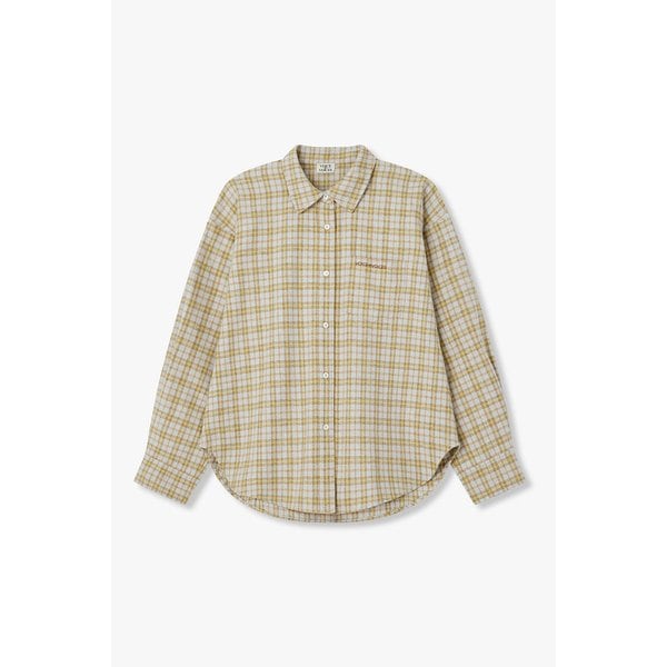 피치 체크 패턴 셔츠 7116160102110