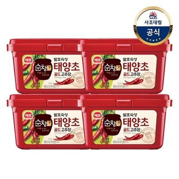 대림선 [사조대림] 순창궁 태양초골드고추장 1KG x4개