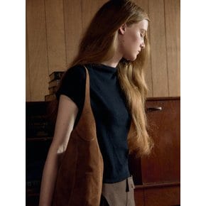 Ella Wool Half SleeveKnit Top Navy