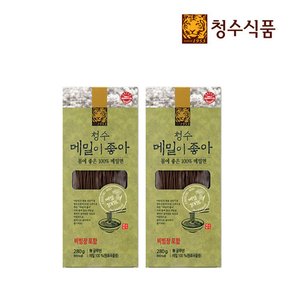 청수 메밀이좋아 비빔냉면 280G 2개 / 4인분