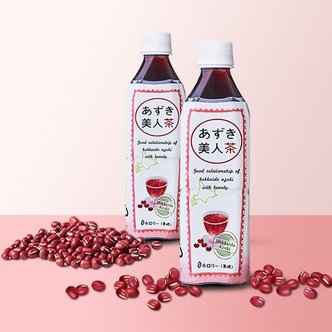  팥미인차 500ml×24개 0칼로리 무설탕 무카페인 한고은 건강차 홋카이도 팥차 팥물 팥다린물 팟차