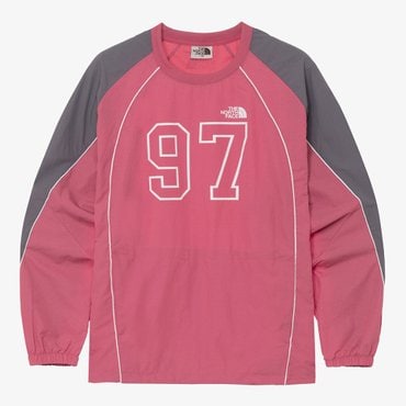 노스페이스 [노스페이스 공식] NM5MR04M 화이트라벨 킥플렉스 크루넥_ROSE PINK