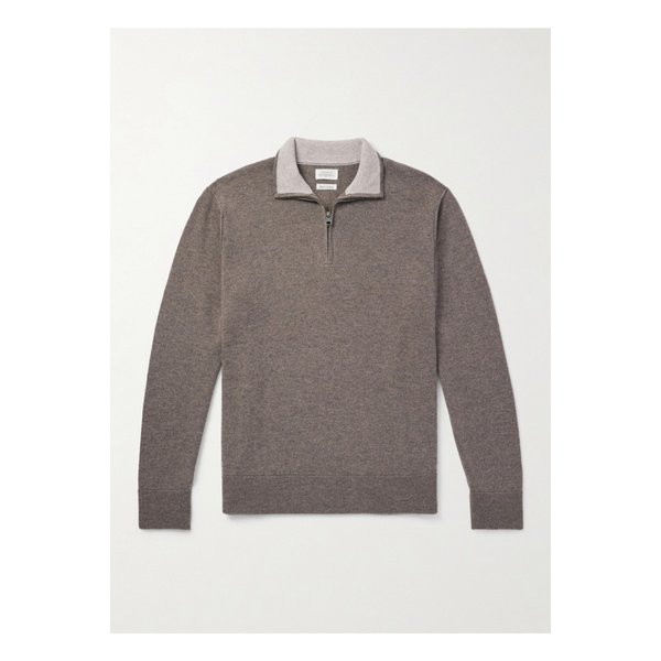 하트퍼드 울 캐시미어 블렌드 하프 집업 스웨터 46376663162884171