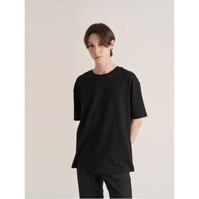 Cotton Overfit T-Shirt (Black)