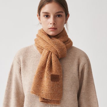 리끌로우 AUTUMN MUFFLER CAMEL