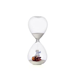 Olympics Snow Games Milano Cortina 2026 hourglass - Bear Sledding 7101515