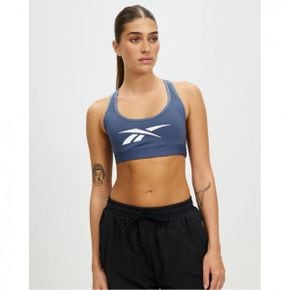 4378609 Reebok Lux Vector Racer Bra - East Coast Blue