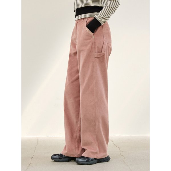 W1111 CORDUROY CARPENTER PANTS(3COLORS)