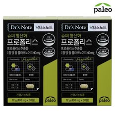 닥터스노트 슈퍼 항산화 프로폴리스 400mg x 30정 x 2박스