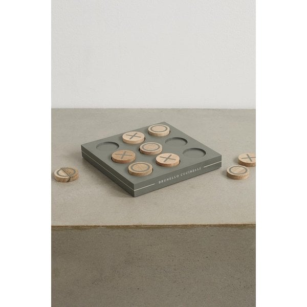 Walnut Wood And Krion Noughts And Crosses Set 그레이 1647597288658698