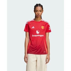 5225264 Adidas Manchester United 24/25 Home Football Jersey Womens - Mufc Red