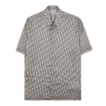 DIOR [디올옴므] 오블리크 반소매 셔츠 193C545A4751 676