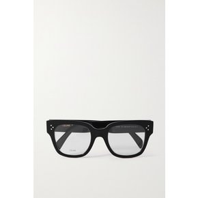 Oversized Cat-eye Acetate Optical Glasses 블랙