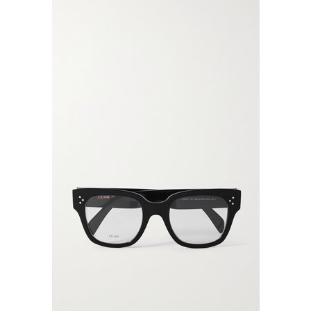 셀린느 Oversized Cat-eye Acetate Optical Glasses 블랙