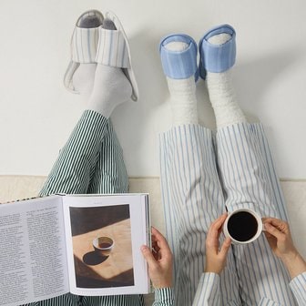 JAJU 워셔블 멀티 스트라이프 거실화 2개 J616901000200