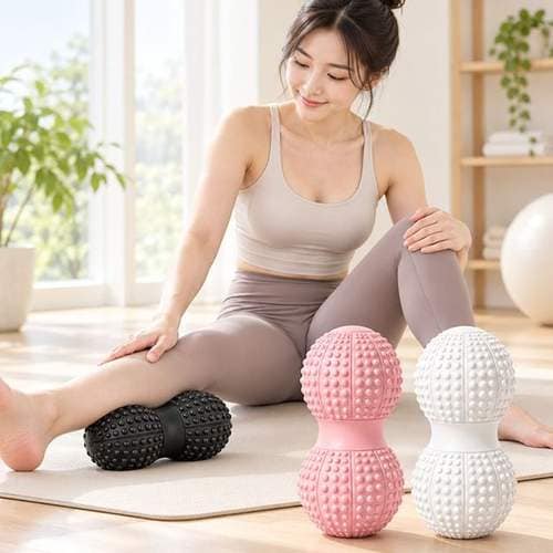 포워드테크 대형 듀얼 마사지볼 전신 지압 근막 스트레칭 홈트 운동도구