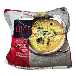 하림 더미식 장인라면 담백한맛 112g x 4 X 1개 tx81554