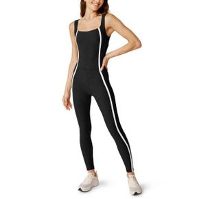 4094096 Beyond Yoga New Moves Square Neck Jumpsuit