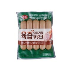 하림 닭다리살육즙후랑크오리지널 600g