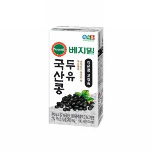 베지밀 국산콩 검은콩 고칼슘 두유 190mlx32팩_P331606349