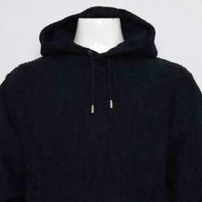 디올 테리 오블리크 후드 스웨트셔츠 그레이 152318551