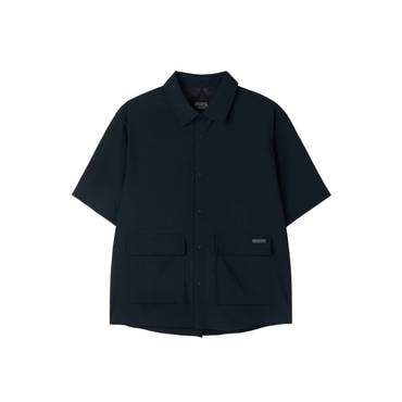 브롬톤 [브롬톤런던][P252MJK188]AIRO 반팔셔켓 AIRO SEERSUCKER HALF SLEEVE SHACKET - NAVY