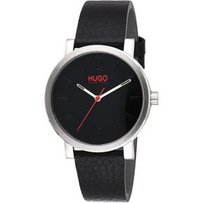 휴고 보스 남성 시계 HUGO 1530115 아날로그 가죽 스트랩 블랙 43mm 197320