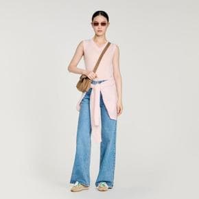 짧은 자수 울 캐시미어 BlassRosa SFPPU02762